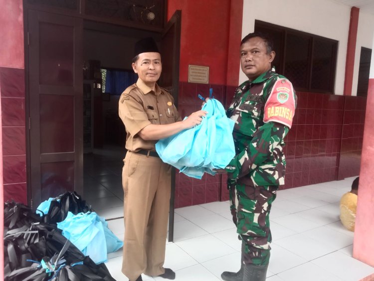 Pendampingan Babinsa Koramil 0107/Saketi dalam Penyaluran MBG Yayasan Hono Santoso dan Insantera Barakah Indonesia