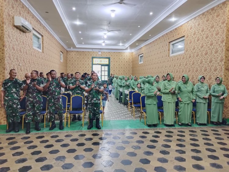 Pengarahan Kepala Staf Angkatan Darat kepada Prajurit, PNS Kodam III/Siliwangi dan Persit KCK  Melalui Video Conference dari Aula Makodim 0601/Pandeglang