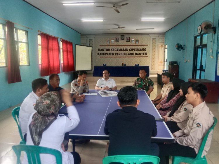 Kapten Arm Aded Sutedi Rapat Koordinasi, Pengawasan dan Bantuan Program Makan Bergizi Gratis (MBG) di Kecamatan Cipeucang