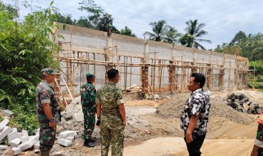 Kodim 0601/Pandeglang  Peninjauan Pembangunan Koperasi Desa/Kelurahan Merah Putih (KDKMP) di Wilayah Koramil 0111/Pagelaran