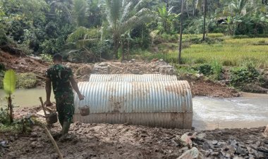 Pelaksanaan Monitoring Pembangunan Jembatan ARMCO  Kampung Cibodas, Desa Sinarjaya, Kecamatan Cigeulis, Kabupaten Pandeglang