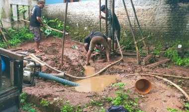 Pendampingan Program TNI Manunggal Air oleh Serka Asep Taryana  Kampung Wangkelang, Kelurahan Babakan Kalang Anyar, Kecamatan Pandeglang