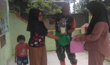 Serka Mulyawantoro Kegiatan Babinsa Koramil 0117/Panimbang Kodim 0601/Pandeglang