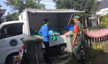 Kopka Dede Haryadi Babinsa Koramil 0102/Cadasari Laksanakan Komsos dan Pendampingan Penyaluran MBG di Ponpes Kaungcaang