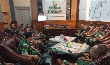 Dandim 0601/Pandeglang Pimpin Evaluasi Program Pembangunan Jembatan Garuda dan KDKMP