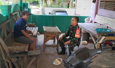 Kegiatan Komunikasi Sosial (Komsos) Babinsa Koramil 0101/Pandeglang