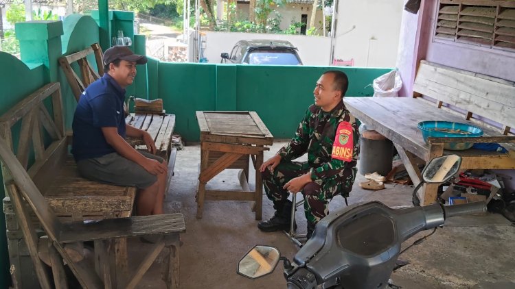 Kegiatan Komunikasi Sosial (Komsos) Babinsa Koramil 0101/Pandeglang