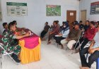 Babinsa Koramil 0103/Banjar Hadiri Musyawarah Penentuan KPM BPNT/PKH di Desa Medong