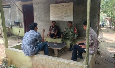 Kegiatan Komunikasi Sosial (Komsos) Serka Ujang Sopyan Babinsa Koramil 0102/Cadasari