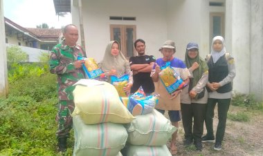 Babinsa Koramil 0101/Pandeglang Laksanakan Monitoring dan Pengawalan Pendistribusian Bibit Padi di Kelurahan Karaton