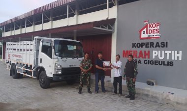 Pendampingan Penjemputan dan Serah Terima Kendaraan Truk KDKMP Desa Cigeulis