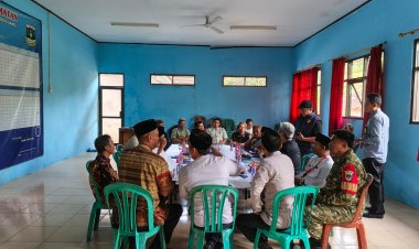 Babinsa Koramil 0104/Cimanuk Hadiri Musyawarah Penyelesaian Sengketa Tanah di Kecamatan Cipeucang