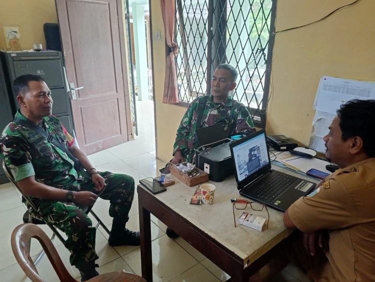 KOMSOS DANRAMIL 0103/BANJAR TERKAIT DUKUNGAN GENSET UNTUK PROGRAM KARYA BAKTI TNI TA. 2026