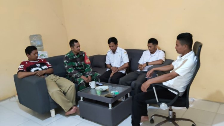 KOMSOS BABINSA KORAMIL 0113/CIKEUSIK BERSAMA PEMDES PARUNGKOKOSAN DALAM RANGKA PENCARIAN LAHAN KDKMP