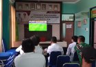 Babinsa Koramil 0105/Mandalawangi Hadiri Nonton Bareng Gembira Piala Dunia 2026 di Aula Puskesmas Mandalawangi
