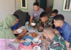 Anggota Satgas TMMD Ke-129 Nikmati Sarapan Bersama Orang Tua Asuh, Hangatnya Kebersamaan Jadi Penyemangat Pengabdian